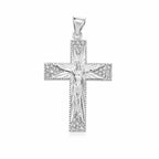 Sterling Silver Crucifix Cross Necklace
