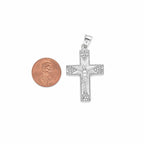 Sterling Silver Crucifix Cross Necklace