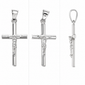 Sterling Silver Crucifix Cross Necklace