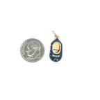 14K Gold Baby Shoe Charm Pendant | Perfect Baby Shower Gift – La Noosha Jewelry