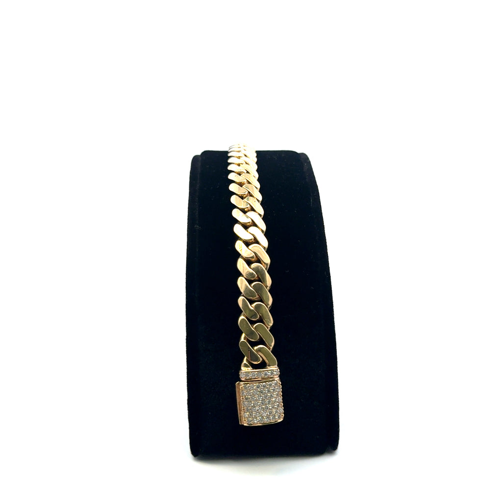 14K Yellow Gold Miami Cuban Bracelet