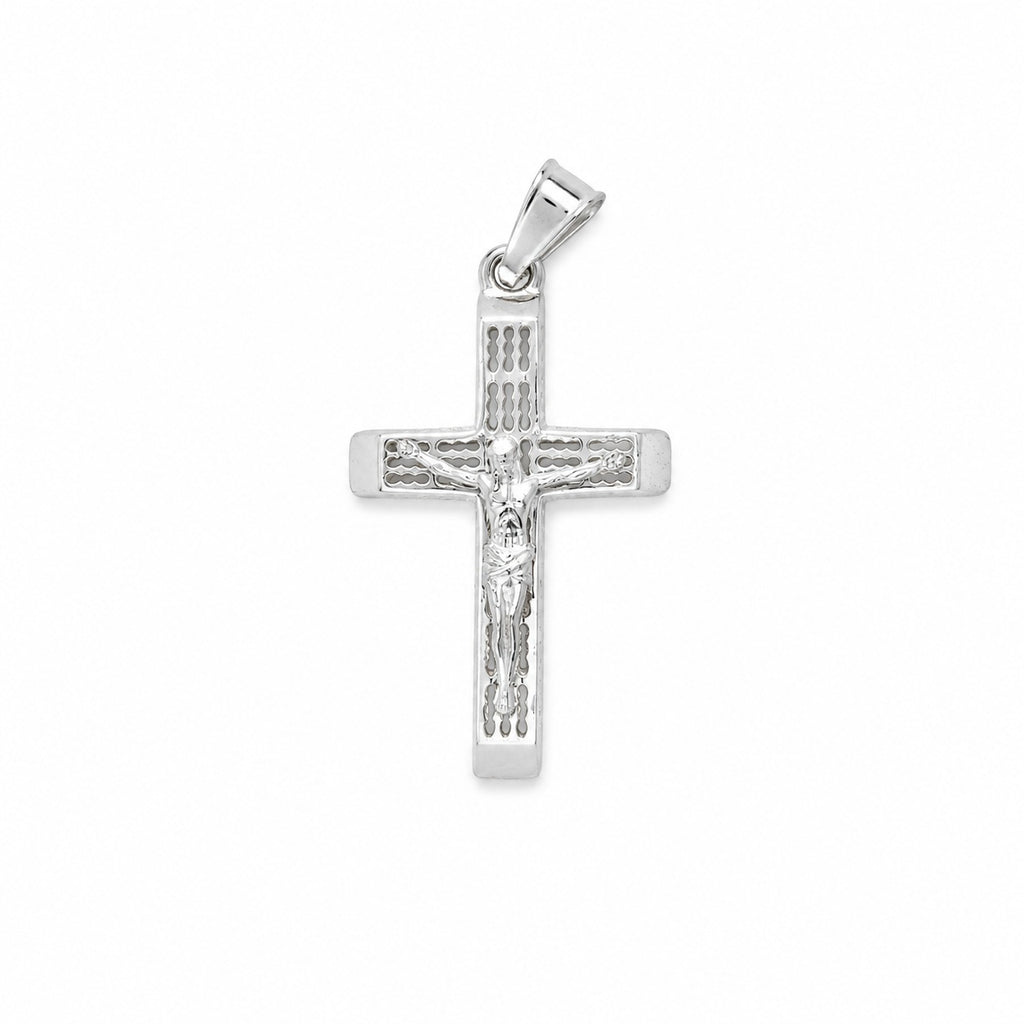 Sterling Silver Cross Necklace for Men & Women