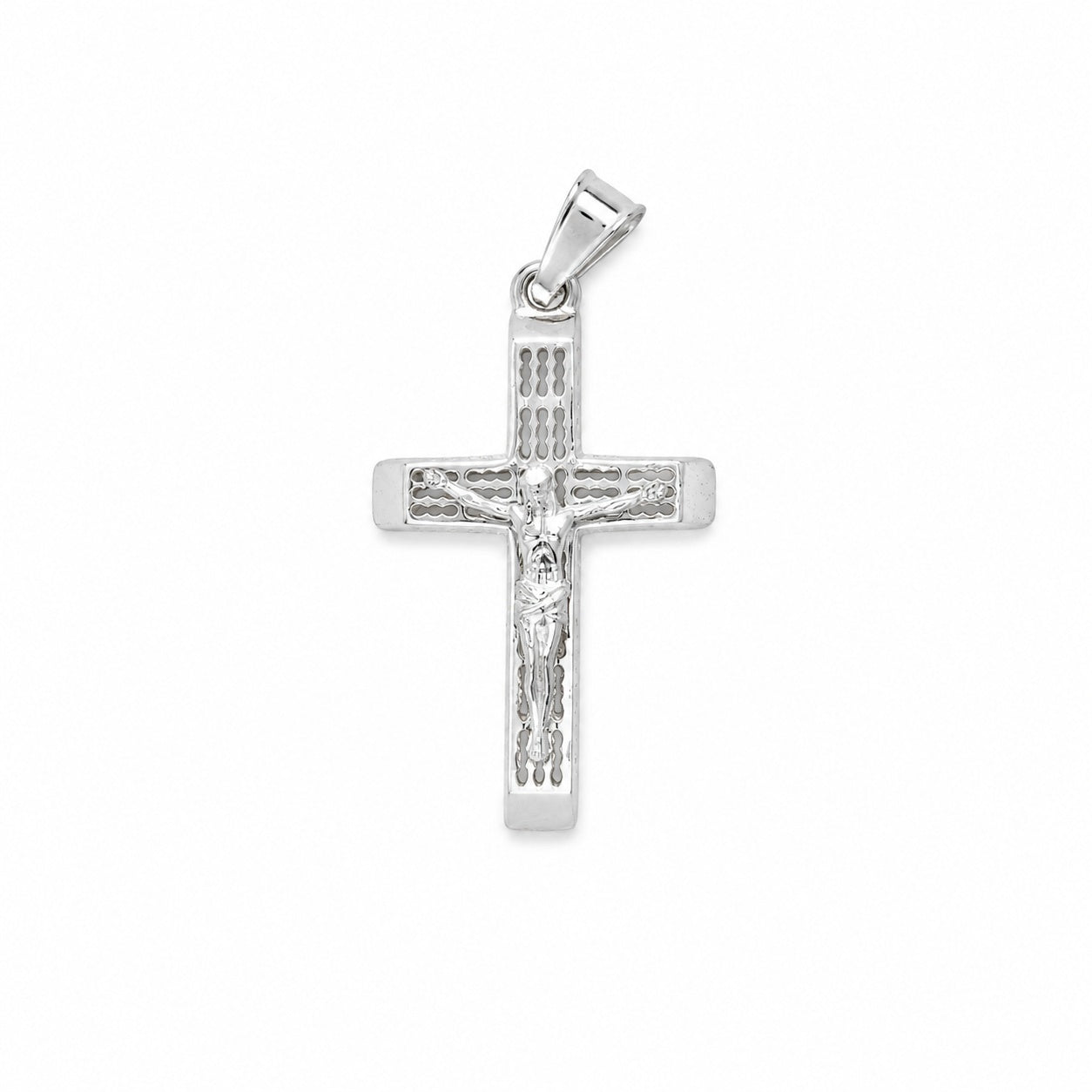 Sterling Silver Cross Necklace for Men & Women