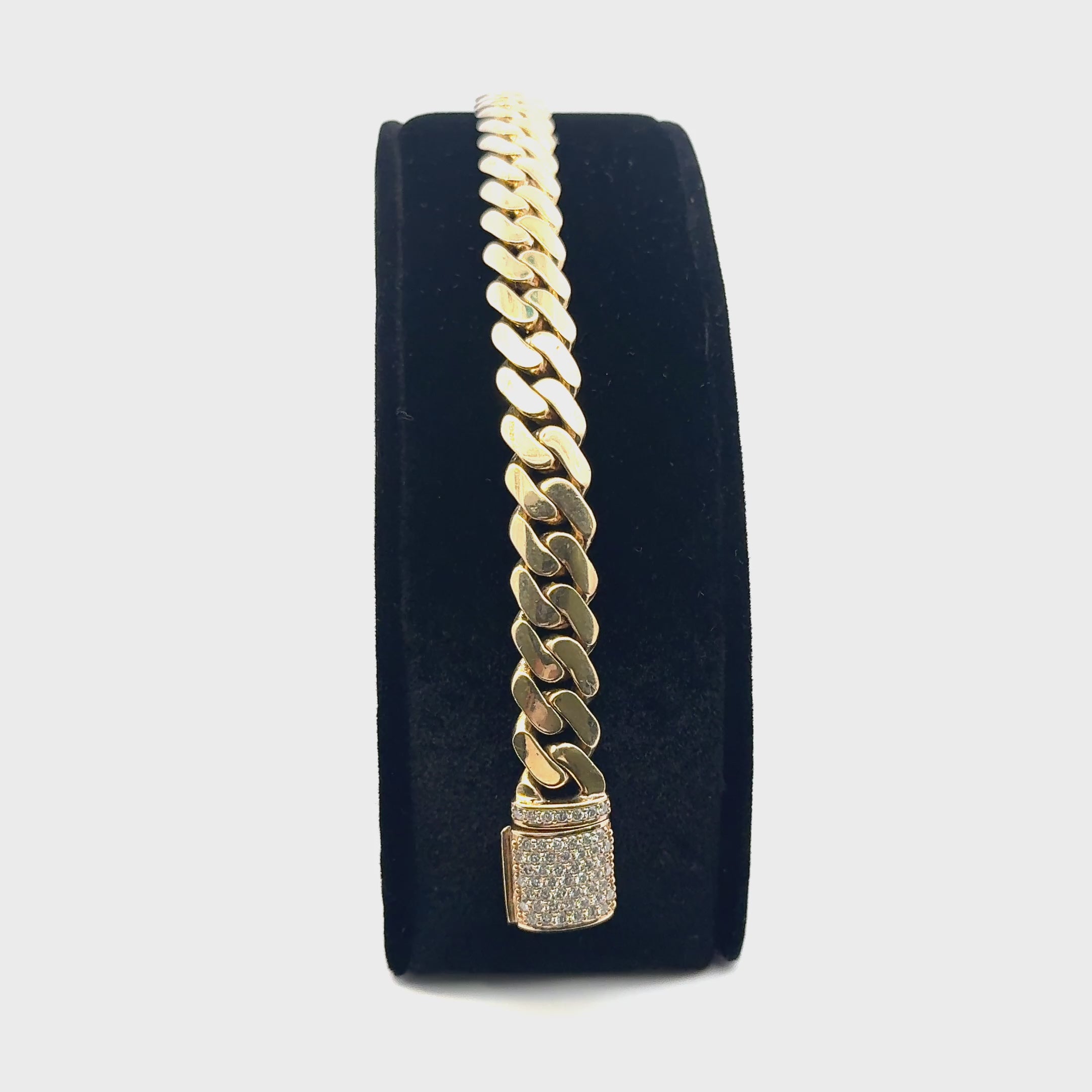 14K Yellow Gold Miami Cuban Bracelet