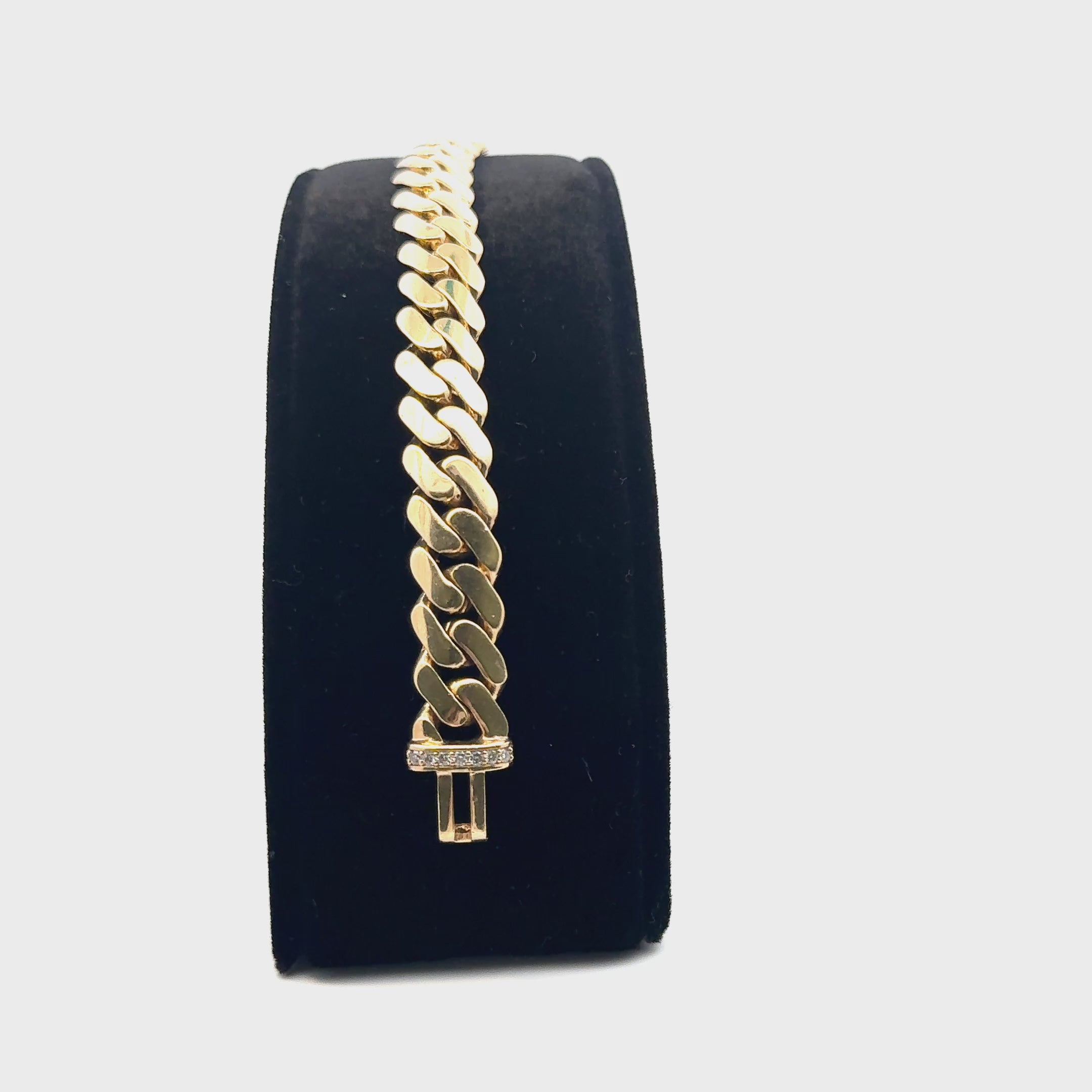 14K Yellow Gold Miami Cuban Bracelet